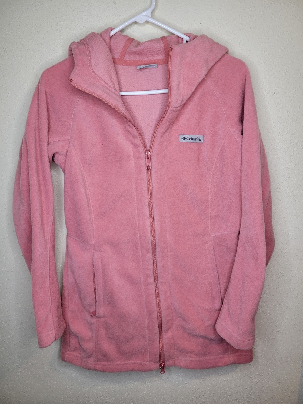 Columbia Pink Womens' Fleece Hoodie Jacket